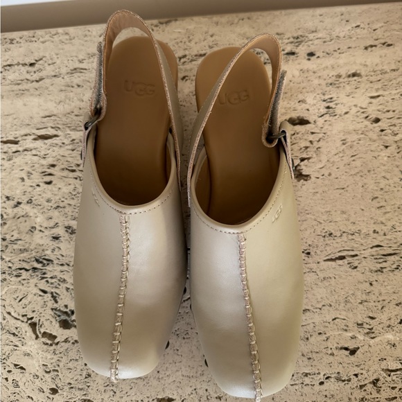 NWOB UGG®Women's Lanni Studded Slip-On Slingback Platform Clogs - Picture 13 of 17